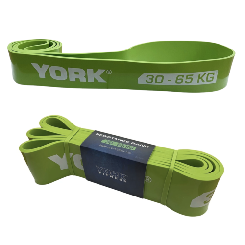 Резинка для фітнеса  York 30-65 кг салатовий #Y-80506 - фото №2